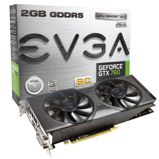 EVGA GTX 760 Superclocked mit ACX-Kühler