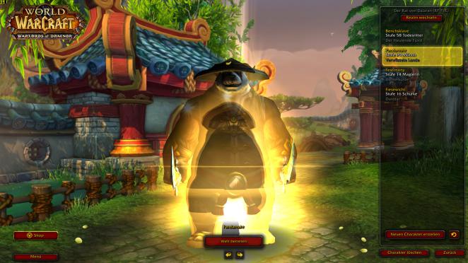 PCGH-WoW-Benchchar Pandamar goes Level 90