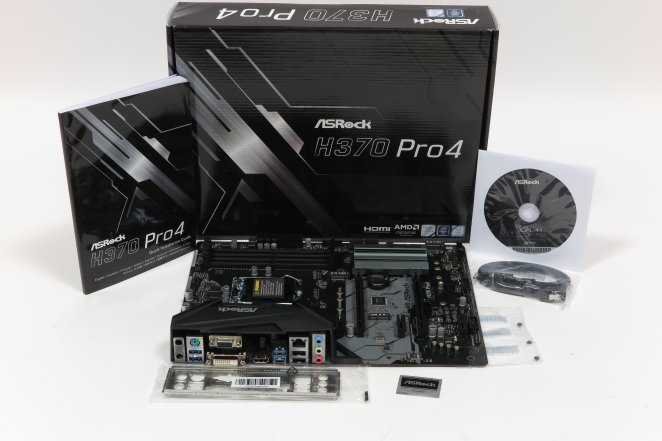 Asrock H370 Pro4: Packungsinhalt