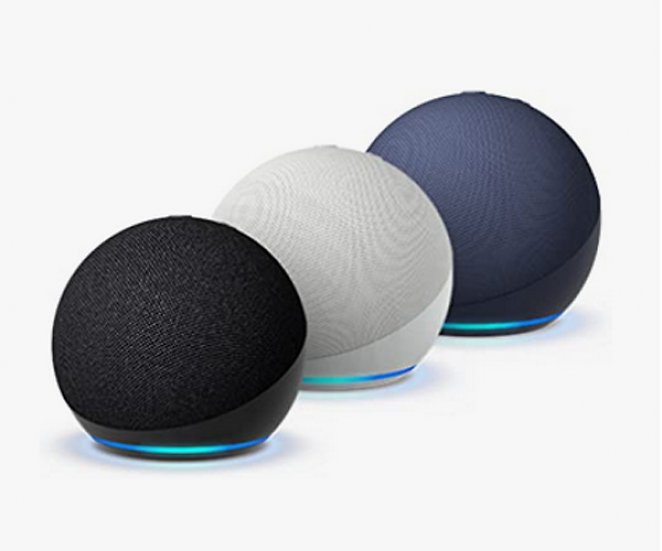Der neue Echo Dot (5. Generation, 2022) | Smarter Lautsprecher mit Alexa | Anthrazit