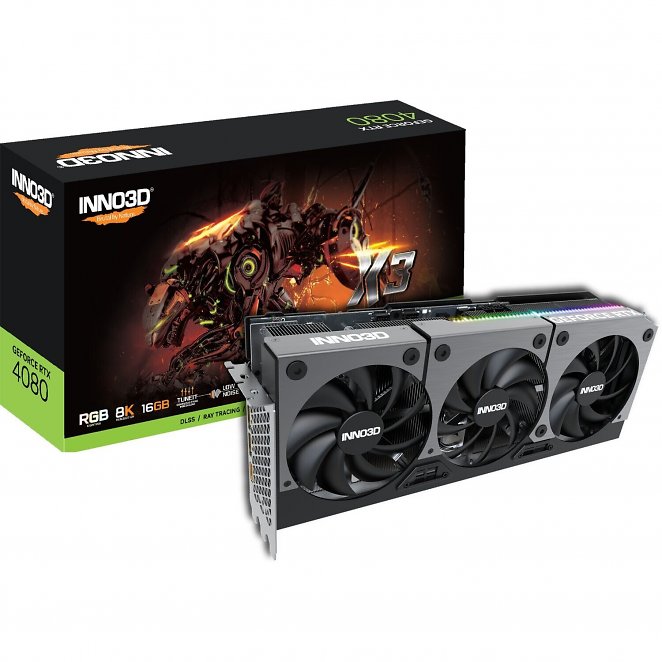 Inno3D Geforce RTX 4080 X3 16GB GDDR6X, 1x HDMI, 3x DP