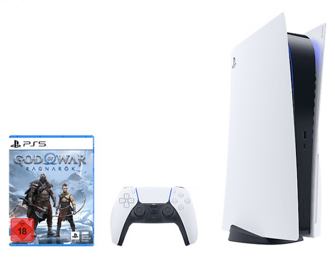 PS5 Disc Edition mit God of War Ragnarök