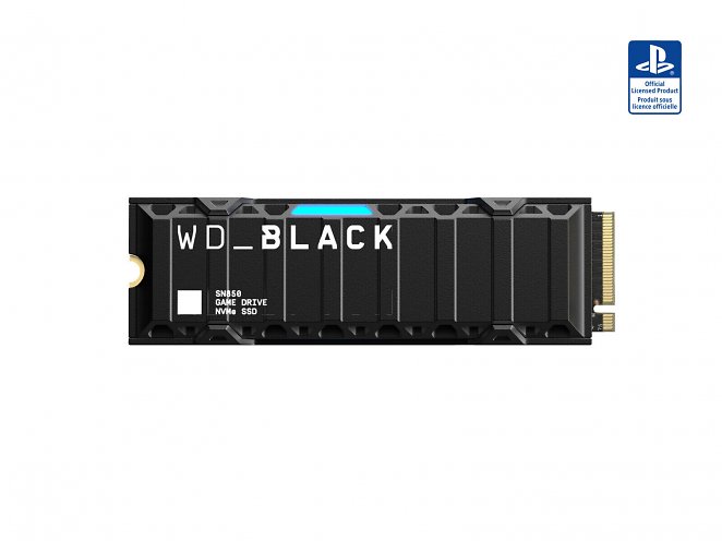 WD Black SN850 Heatsink 2TB - PS5-kompatibel