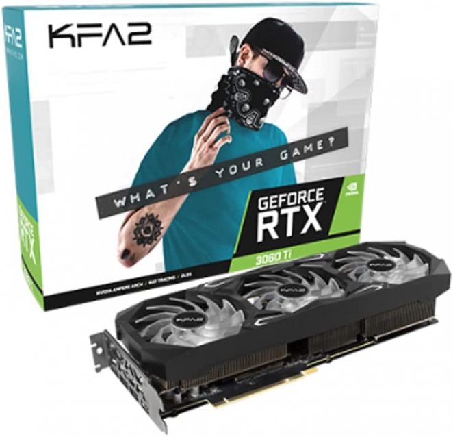 KFA2 GeForce RTX™ 3060 Ti GDDR6X SG 1-Click OC Plus (aktualisierte Ver.) (8GB GDDR6X HDMI 3xDP)