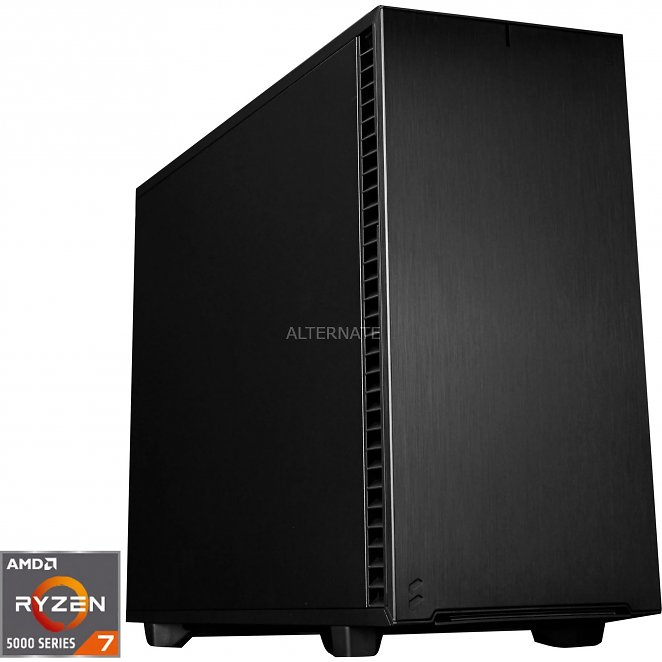 ALTERNATE Gaming-PC • RTX 4070 Ti • AMD Ryzen™ 7 5800X3D • 32 GB RAM: schwarz, Windows 11 Home 64-Bit