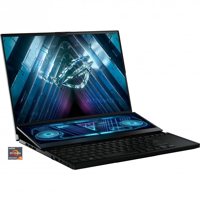 ASUS ROG Zephyrus Duo 16 (2022) (GX650RX-LB150W), Gaming-Notebook: schwarz, Windows 11 Home, 120 Hz Display, 4 TB (2 TB SSD & 2 TB SSD