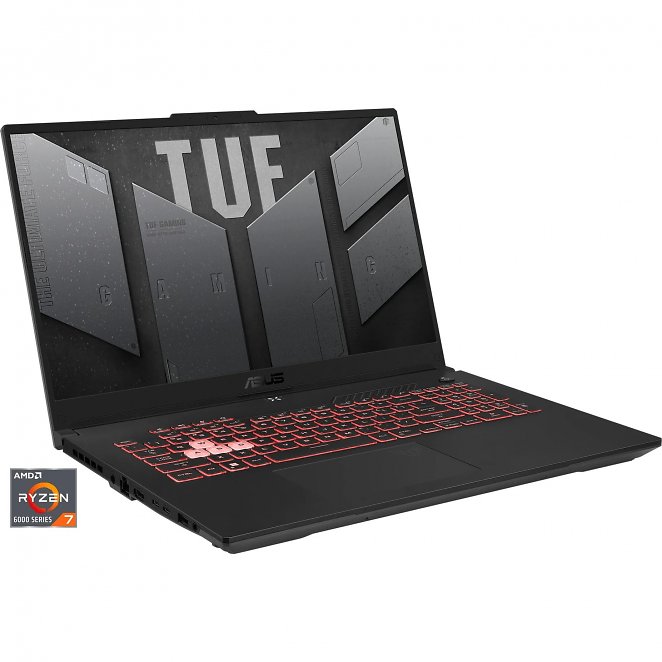 ASUS TUF Gaming A17 (FA707RW-HX003W), Gaming-Notebook: grau, Windows 11 Home 64-Bit, 144 Hz Display, 1 TB SSD
