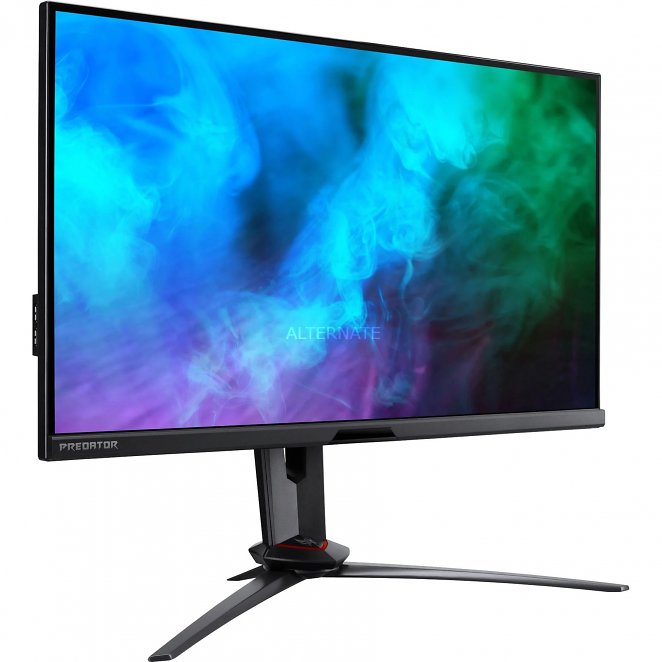 Acer Predator XB273UKF, Gaming-Monitor: 69 cm (27 Zoll), schwarz, QHD, USB-C, AMD Free-Sync, 300Hz Panel