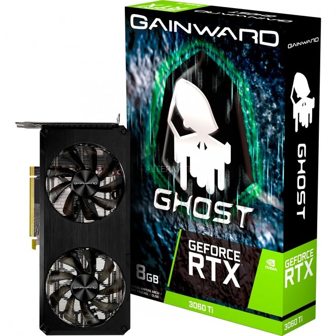 Gainward GeForce RTX 3060 Ti Ghost LHR, Grafikkarte
