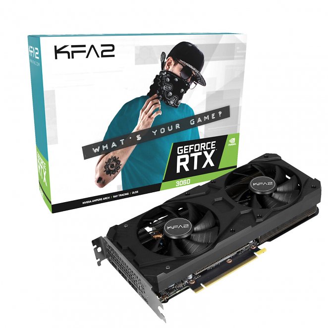 KFA2 GeForce RTX™ 3060 1-Click OC 12GB (36NOL7MD1VOK) (NVIDIA, Grafikkarte)