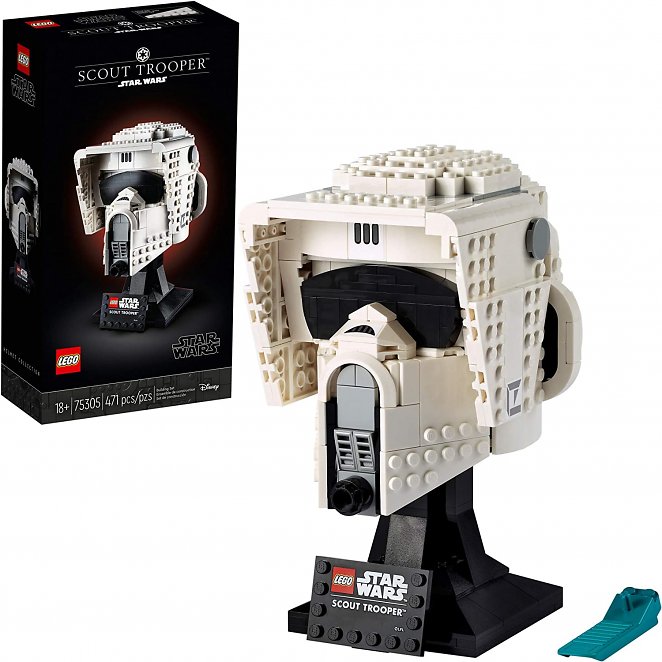 Lego Star Wars Scout Trooper Helm 75305 Collectible Building Toy, New 2021 (471 Stück)