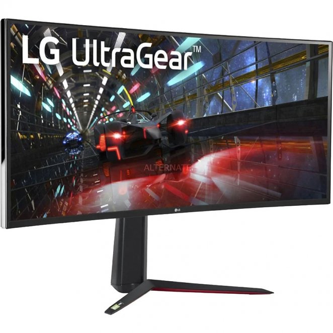 LG 38GN950-B, Gaming-Monitor: 95 cm (38 Zoll), schwarz, Curved, AMD Free-Sync, NVIDIA G-Sync, 144Hz Panel