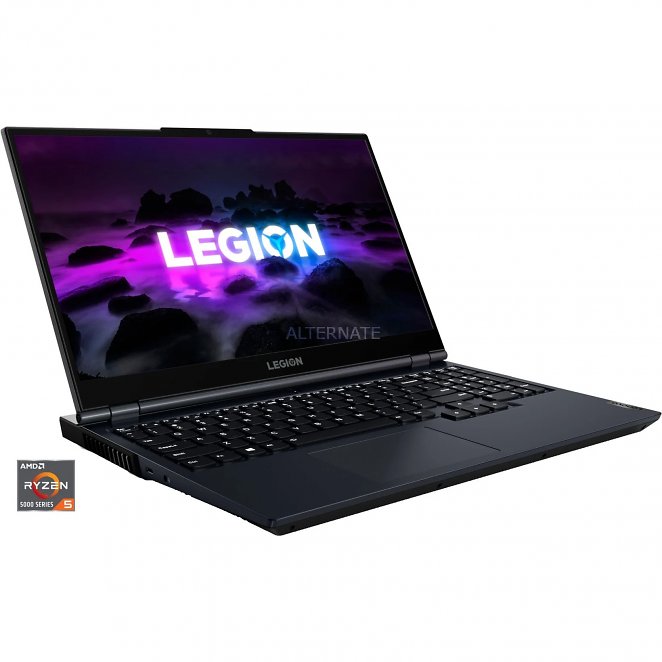 Lenovo Legion 5 15ACH (82JU00C5GE), Gaming-Notebook: blau/schwarz, ohne Betriebssystem, 165 Hz Display, 512 GB SSD
