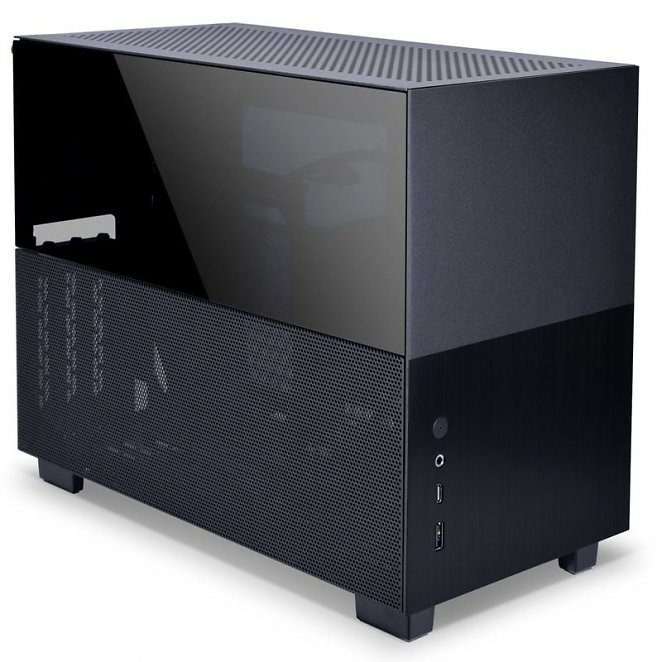 Lian Li Q58X4 Mini-ITX Gehäuse, PCIE 4.0 Edition - schwarz