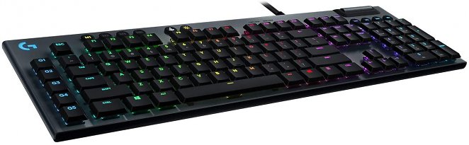 Logitech G815 mechanische Gaming-Tastatur, Taktiler GL-Tasten-Switch mit flachem Profil, LIGHTSYNC RGB, Schlankes Design, 5 Programmierbare G-Tasten, Multimedia-Bedienelemente, Deutsches QWERTZ-Layout