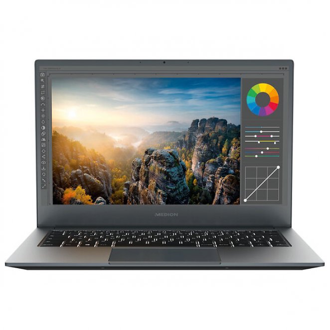MEDION AKOYA Notebook E14412: 14 Zoll (1.366 × 768), Core i3-10110U, 8 GiB DDR4-RAM, 256 GB SSD, Windows 11