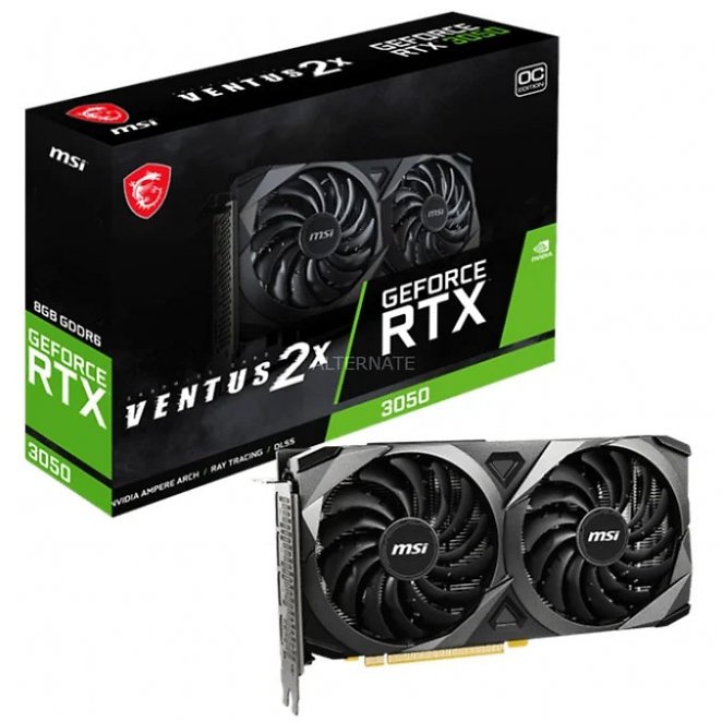 MSI GeForce RTX 3050 Ventus 2X 8G OC, Grafikkarte