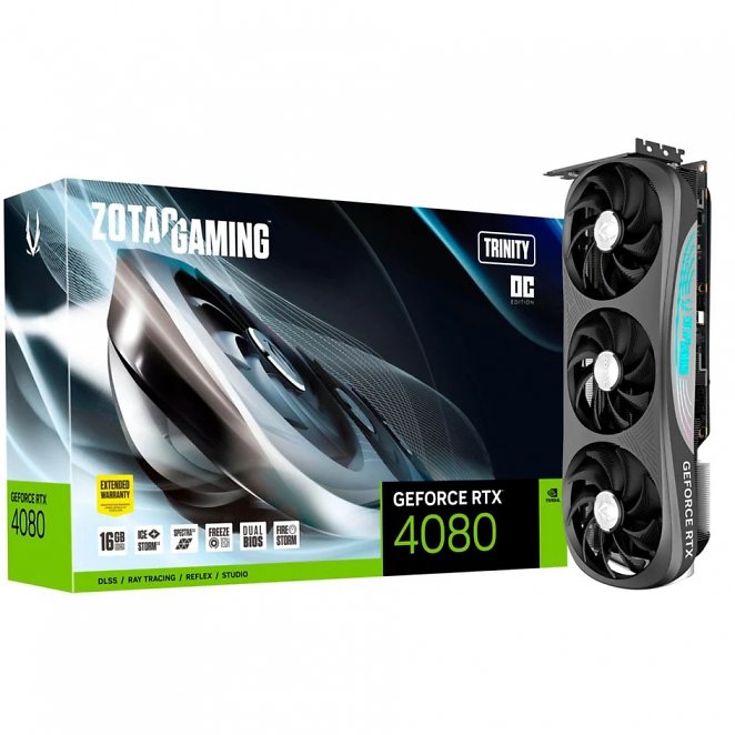 ZOTAC GeForce RTX 4080 Trinity OC, Grafikkarte