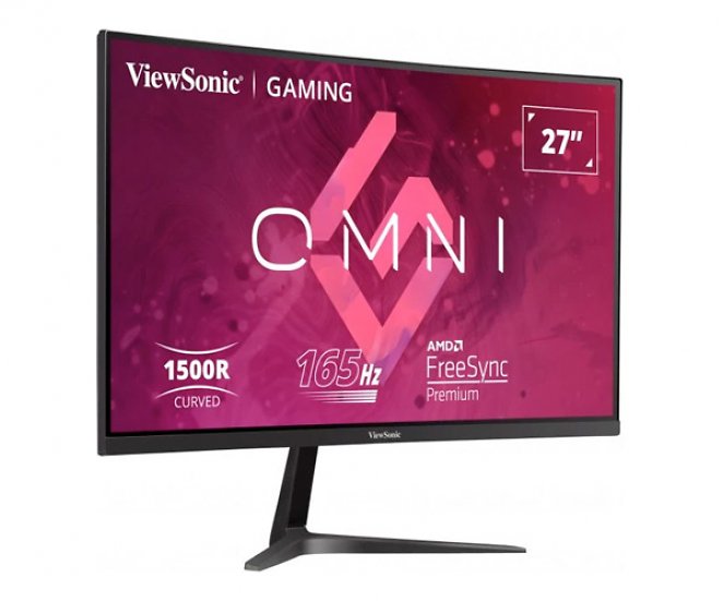 ViewSonic VX2718-2KPC-MHDJ 27 Zoll Gaming Monitor Curved - WQHD, 165 Hz