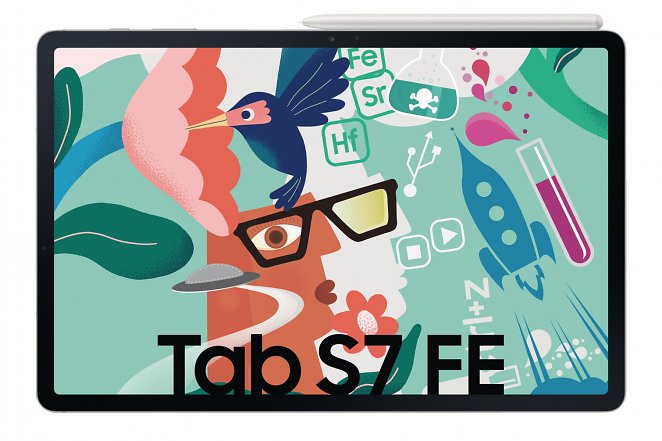 SAMSUNG GALAXY TAB S7 FE WIFI, Tablet, 64 GB, 12,4 Zoll, Mystic Silver