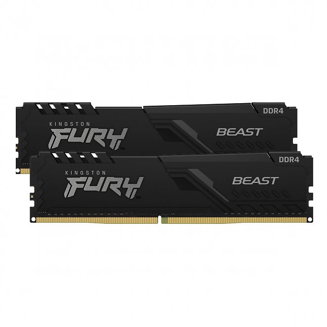 Kingston FURY Beast Schwarz 16GB Kit (2x8GB) DDR4-3200 CL16
