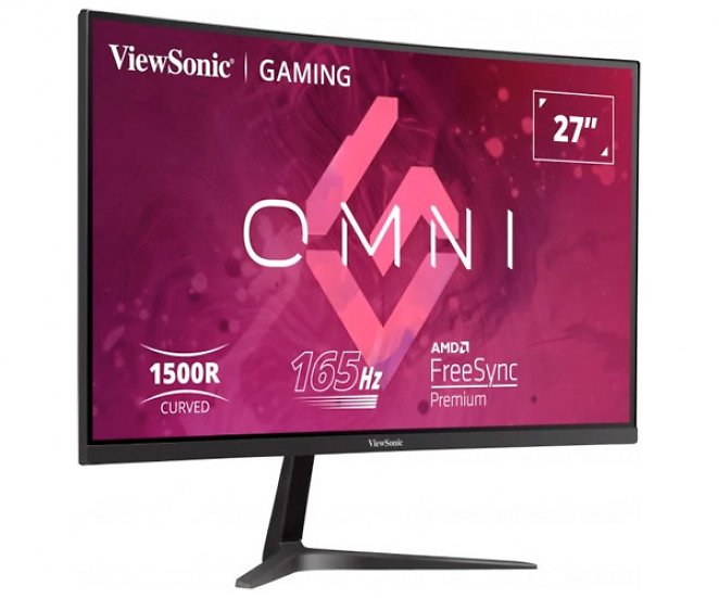 iewSonic VX2718-2KPC-MHDJ 27 Zoll Curved Gaming Monitor - 165 Hz, Lautsprecher