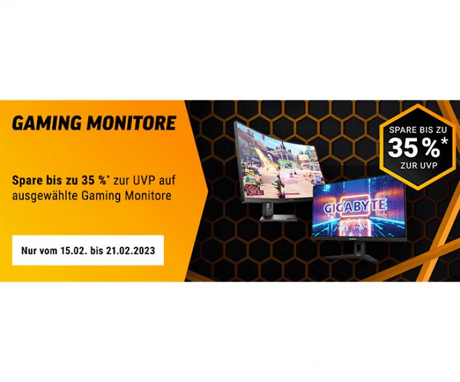 Aktions-Übersicht: Gaming-Monitore