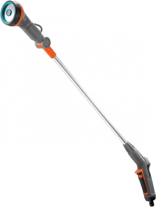 Gardena Comfort Blumenampel-Gießstab: Robuste Gartenbrause zur Bewässerung und Reinigung, 90 cm lang, mit Brause-/Perlstrahl, Frostschutz