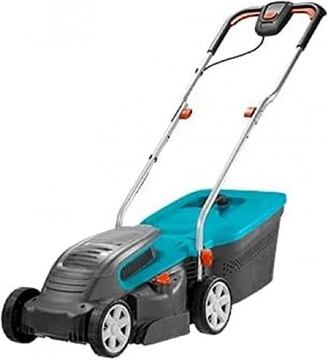 Gardena PowerMax Li-40/32 Akkurasenmäher (ohne Akku): Rasenmäher bis 280 m², 32 cm Schnittbreite, 40 l Fassungsvolumen, Schnitthöhe 20-60 mm, klappbares Gestänge, ergonomischer Handgriff