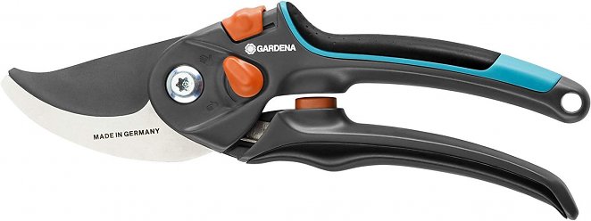 Gardena Gartenschere B/S XL: Pflanzenschonende Baumschere mit Bypass-Schneide für Äste und Zweige, max. Schneid-Durchmesser 24 mm, stufenlose Grifföffnung