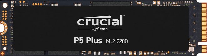 Crucial P5 Plus 2TB PCIe 4.0 3D NAND NVMe M.2 Gaming Solid State Laufwerk, bis zu 6600MB/s