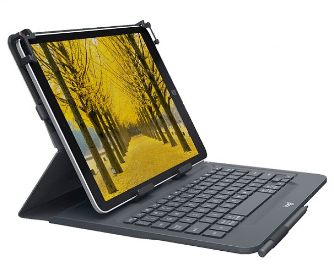 LOGITECH Universal Folio, iOS/Android/Windows/Samsung Galaxy, Tastatur-Case