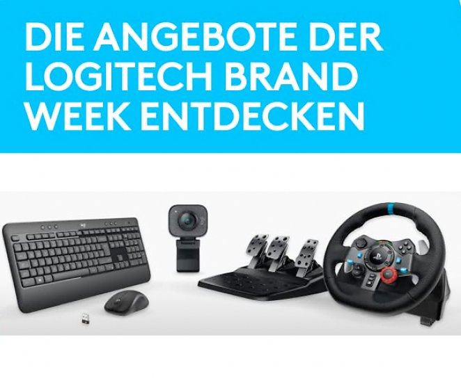 Logitech Brand Week: PC-Zubehör zu günstigen Aktionspreisen