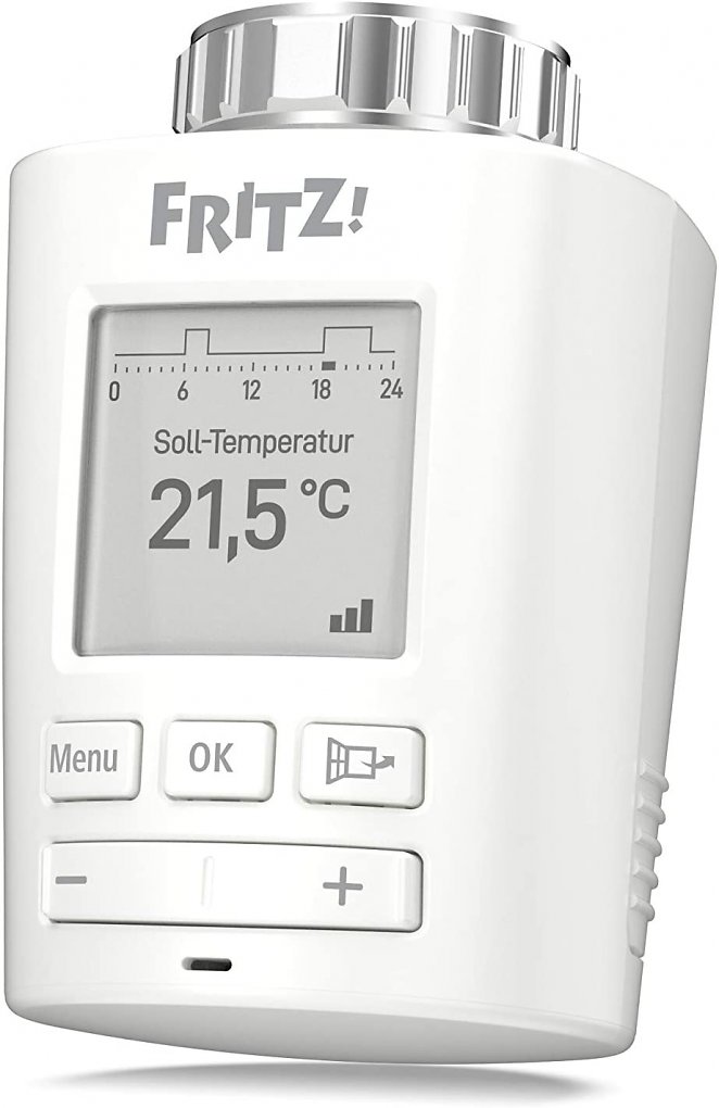 AVM FRITZ!DECT 301 (Intelligenter Heizkörperregler für das Heimnetz, zum Heizkosten sparen, für alle gängigen Heizkörperventile und FRITZ!Box mit DECT-Basis, FRITZ!OS ab Version 6.83)