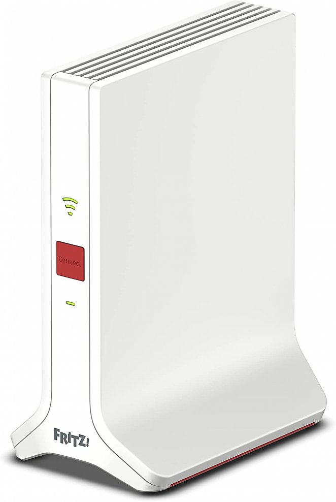 AVM FRITZ!Repeater 3000 AX (Wi-Fi 6 Repeater mit drei Funkeinheiten, bis zu 4.200 MBit/s: 2x 5 GHz-Band (bis zu 3.600 MBit/s), 2,4 GHz-Band (bis zu 600 MBit/s), deutschsprachige Version)