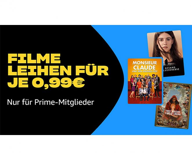Amazon Prime Video Filme leihen für je 0,99 Euro (nur für Prime-Mitglieder)