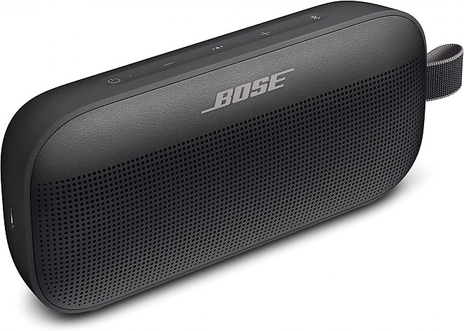 Bose SoundLink Flex Bluetooth Speaker - kabelloser, wasserdichter, tragbarer Outdoor-Lautsprecher - Schwarz
