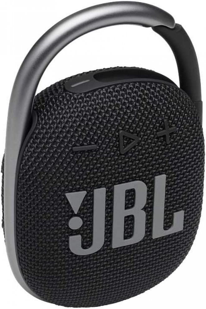 JBL CLIP 4 Bluetooth Lautsprecher in Schwarz - Wasserdichte, tragbare Musikbox mit praktischem Karabiner - Bis zu 10 Stunden kabelloses Musik Streaming