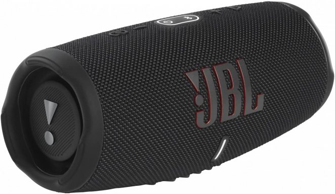 JBL Charge 5 Bluetooth-Lautsprecher in Schwarz - Wasserfeste, portable Boombox mit integrierter Powerbank - Eine Akku-Ladung für bis zu 20 Stunden kabellosen Musikgenuss