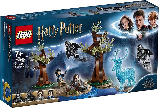 LEGO 75945 Harry Potter Expecto Patronum Set mit 4 Minifiguren und Patronus Hirsch-Figur