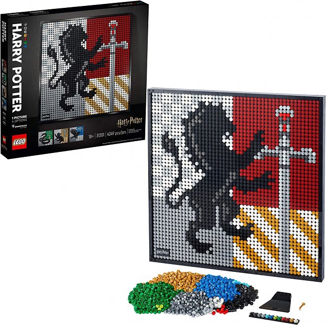 LEGO Art Harry Potter Hogwarts Crests 31201 Building Kit