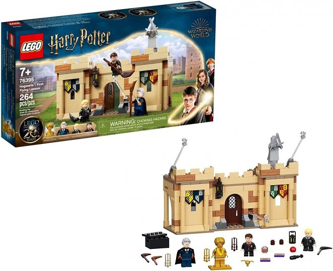 Lego Harry Potter 76395 - Hogwarts: Erste Flugstunde (264 Teile) - Neu 2021