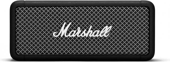 Marshall Emberton Bluetooth Tragbarer Lautsprecher, Kabelloser, Wasserabweisend - Schwarz