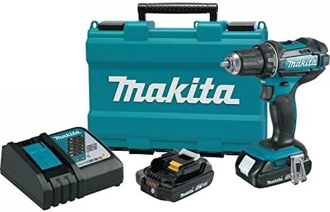 Makita DDF482RFJ Akku-Bohrschrauber 18V / 3,0 Ah, 2 Akkus + Ladegerät im MAKPAC