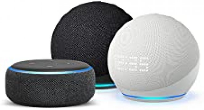 Echo Dot (3. Gen.), Echo Dot (5. Gen.) / mit Uhr