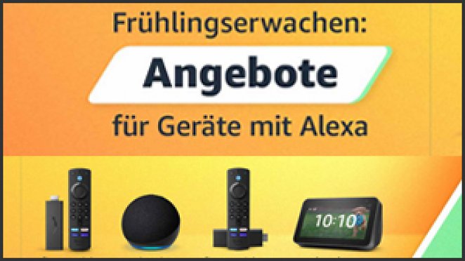 Alle Rabatt-Angebote für Amazon-Geräte mit Alexa und Prime Video in der Übersicht