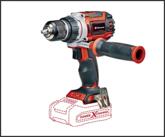 Einhell Professional Akku-Bohrschrauber TP-CD 18/60 Li BL - Solo Power X-Change (Li-Ion, 18 V, bürstenloser Motor, 13mm-Metallbohrfutter, 2-Gang-Getriebe, ohne Akku und Ladegerät)