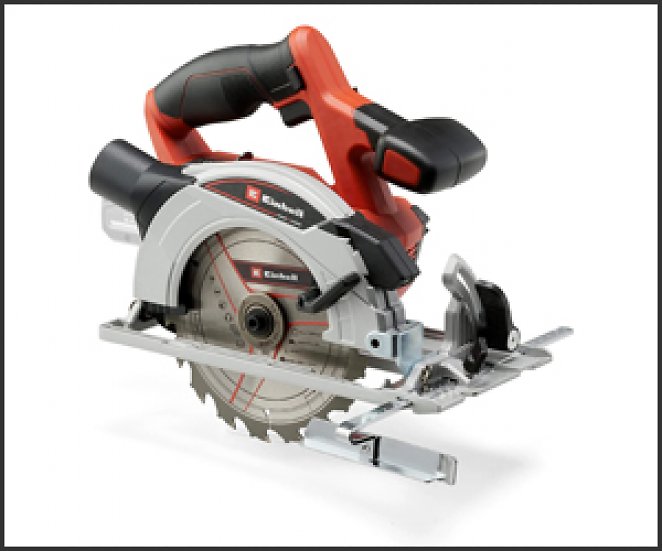 Einhell Akku-Handkreissäge TE-CS 18/165-1 Li-Solo Power X-Change (18 V, Li-Ion, Ø165 x Ø20 mm Sägeblatt, werkzeuglose Einstellung bei Schnitttiefe + Neigungswinkel, ohne Akku und Ladegerät)