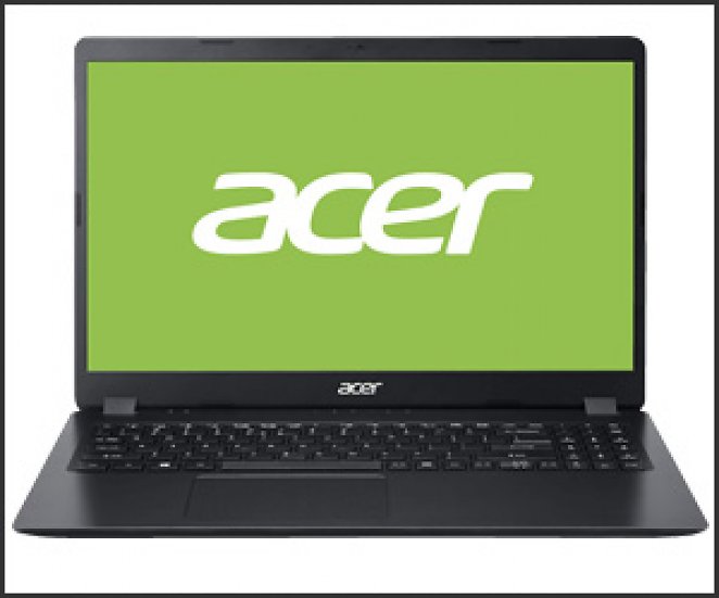 ACER Aspire 3 (A315-56-33VX), Notebook mit 15,6 Zoll Display, Intel® Core™ i3 Prozessor, 8 GB RAM, 512 GB SSD, Intel UHD Grafik, Schwarz