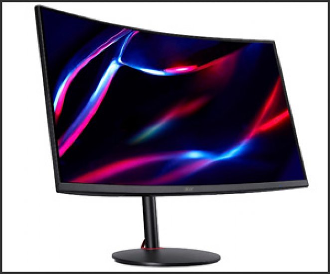 Acer Nitro XZ322QUS Curved Gaming Monitor 31,5 Zoll (80 cm Bildschirm) WQHD, 165Hz DP, 144Hz HDMI, 1ms(VRB), 2xHDMI 2.0, 2xDP 1.2, höhenverstellbar, HDMI/DP FreeSync Premium